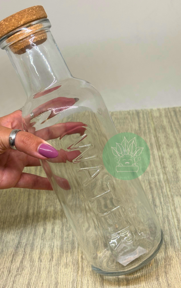 Producto - Botella water vidrio