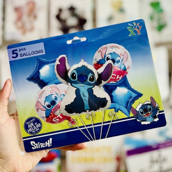 Producto - Set de globos STITCH 3 5 pcs
