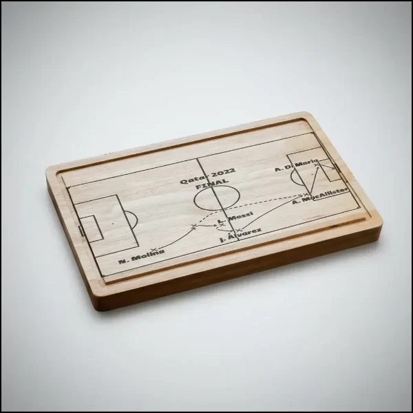 Producto - Tabla Picada De Madera Pino Argentina Gol a Francia mundial 2022 Futbol