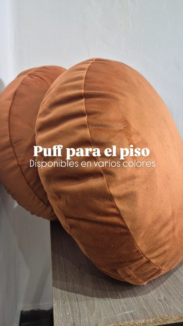 Producto - Almohadón De Piso Redondo 60x20 Cm Puff - 10