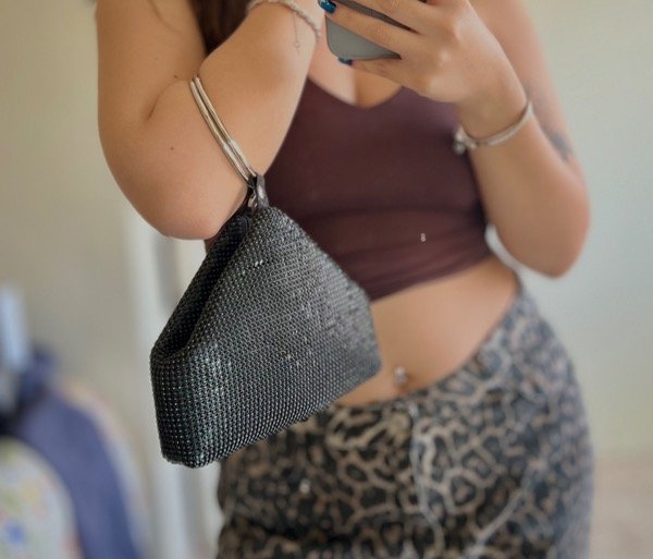 Producto - Bolso de mano strass negro II