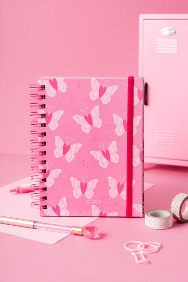 Producto - AGENDA MODERNA 2026 (SEMANA A LA VISTA)  MARIPOSITAS