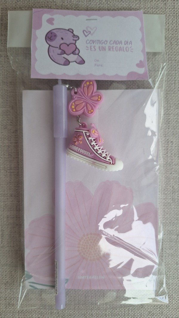 Producto - Block de notas y lapicera - 2