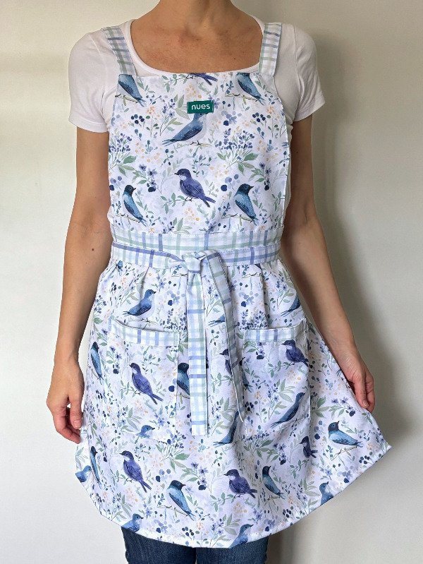 Producto - Delantal Blue birds