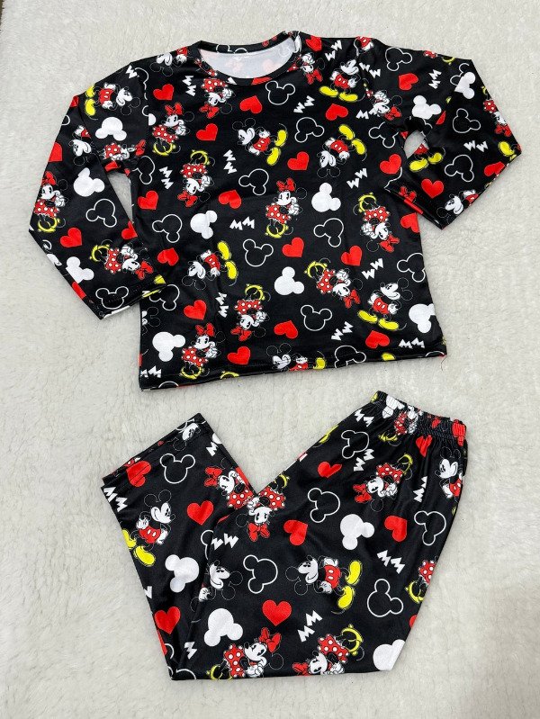 Producto - Pijama Niño - Mickey Negro