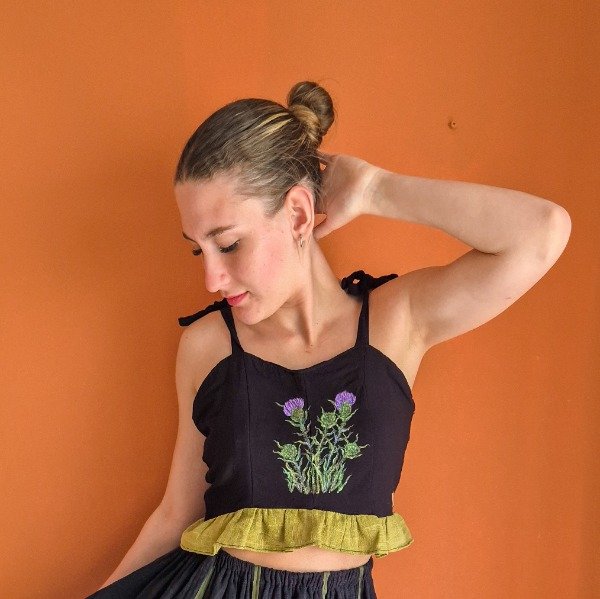 Producto - Top Cardos Negro