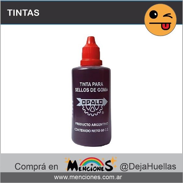Producto - Tinta para Sellos, 60cc, ROJO, Ópalo 999