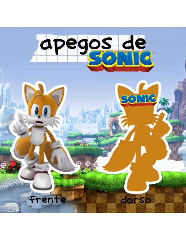 Producto - Muñeco Almohada Apego Personalizado SONIC #3