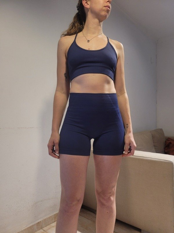 Producto - Calza corta Portia Azul Noche - Seamless - 0