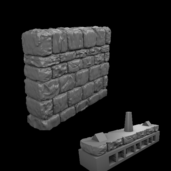 Producto - Pared secreta giratoria 2x2 (50x50mm) Dungeon Stone