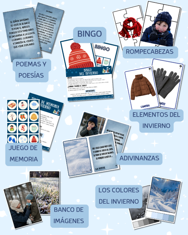 Producto - Recursos para trabajar El Invierno - 1