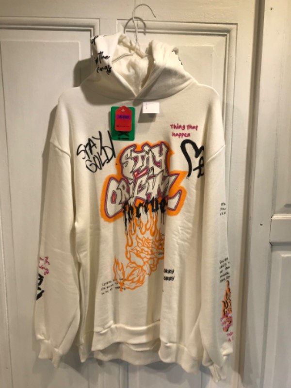 Producto - Buzo BAXX blanco graffiti nuevo con etiqueta- Talle 14 años -PRECIO:32x