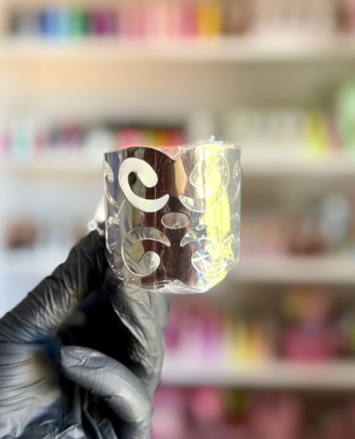 Producto - Brazalete y muñequera regulable fiesta plateado