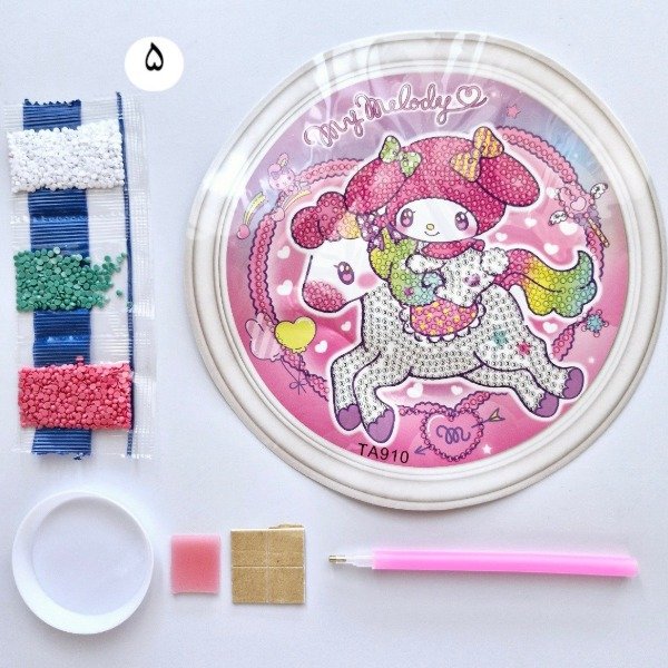 Producto - Set de lienzo con lápiz y pegamento My melody