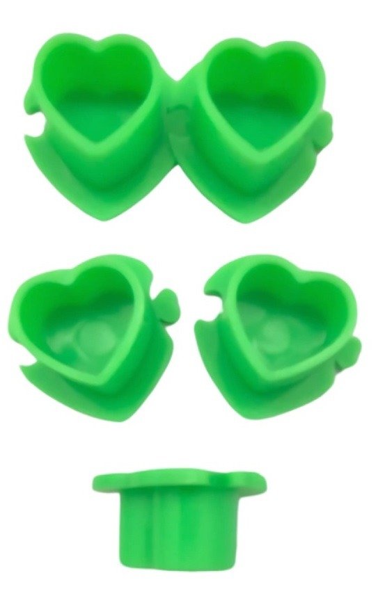 Producto - TETINAS CON FORMA DE CORAZON , BEBE , CALAVERA Y DARUMA