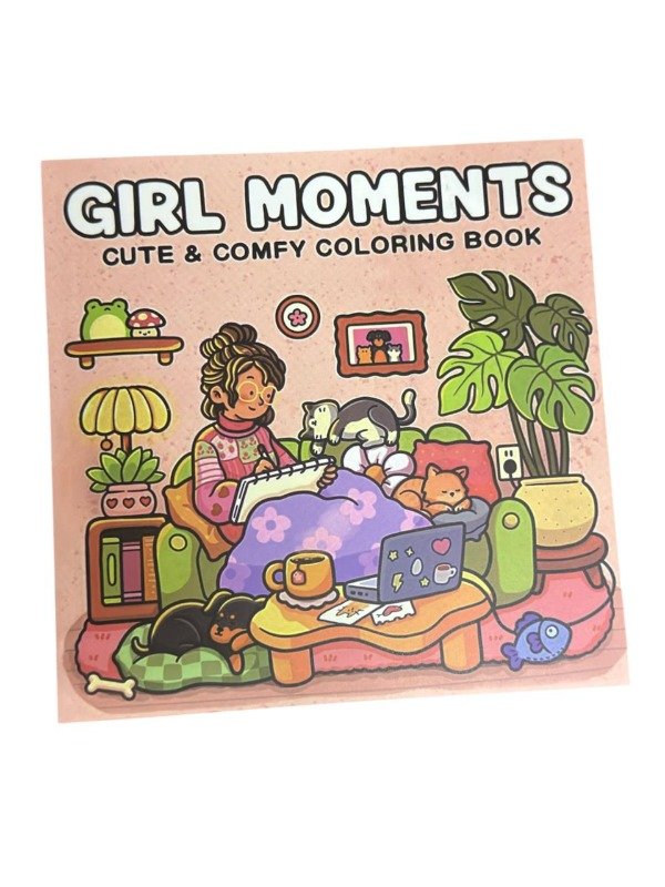 Producto - Libro para colorear VIRAL Girl Moments