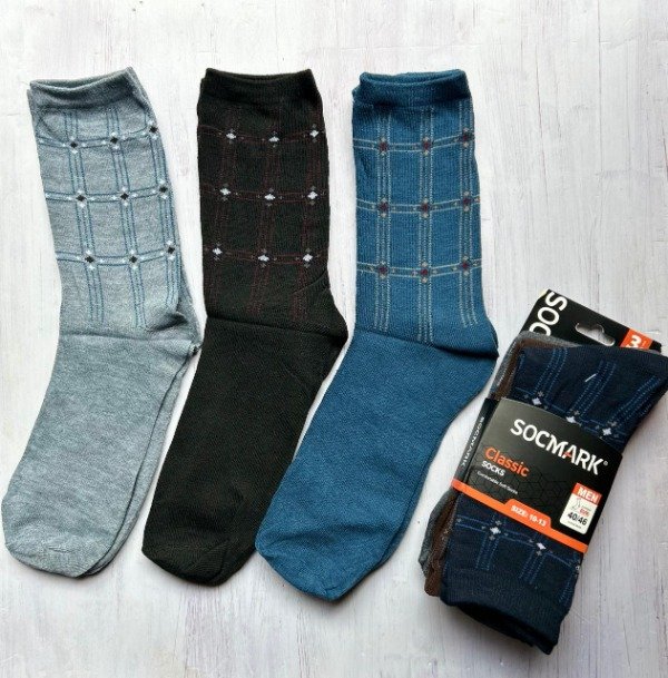Producto - Medias Socmark 3/4 hombre x docena
