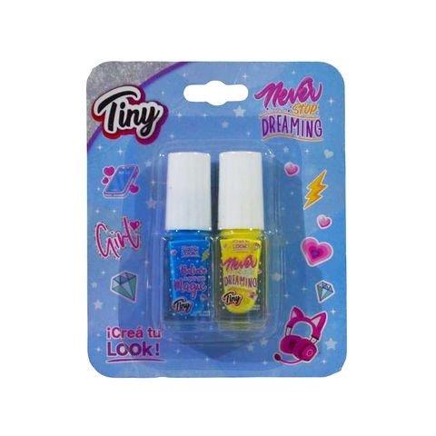 Producto - ESMALTE DE UÑAS TINY X2 UNIDADES EN BLISTER 9X11CM