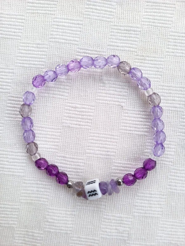 Producto - Acuario - Pulsera Vibracional Color Amatista
