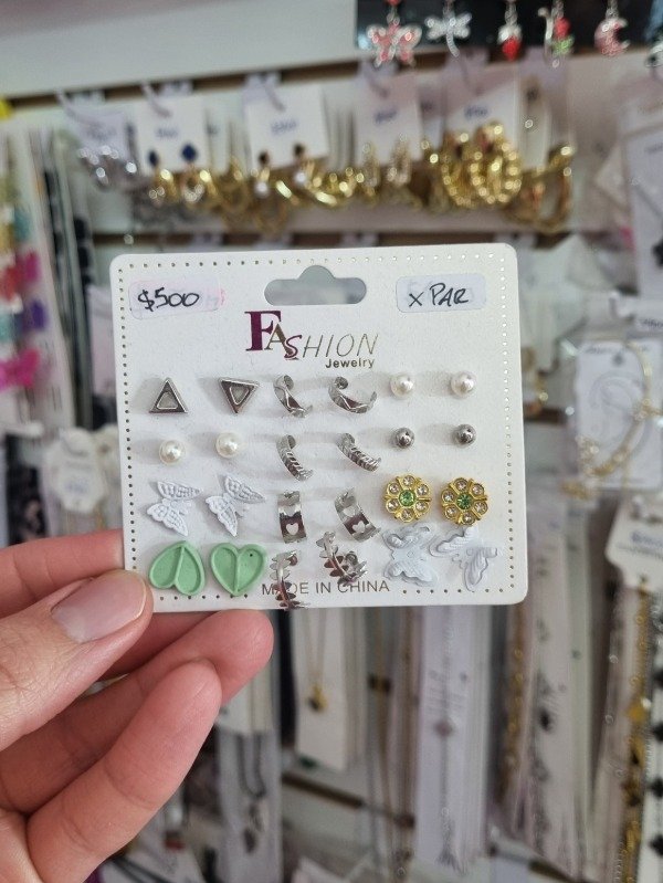 Producto - Aros Fantasía Variados x PAR - 0