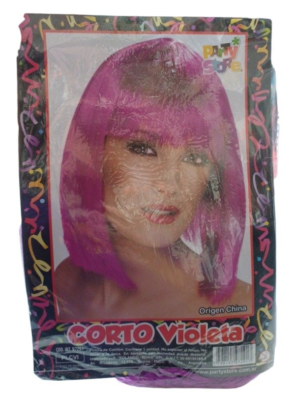 Producto - Peluca Corto Violeta
