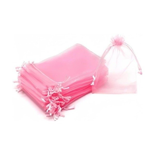 Producto - BOLSA ORGANZA ROSA BEBÉ
