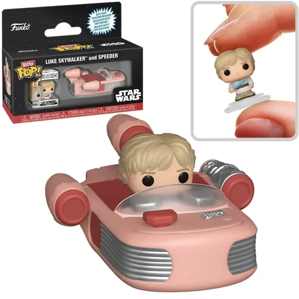 Producto - Funko Bitty Pop Star Wars Luke Skywalker Speeder - 0