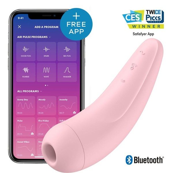 Producto - Vibrador y Succionador de clítoris "Satisfyer Curvy 2 Connect App"