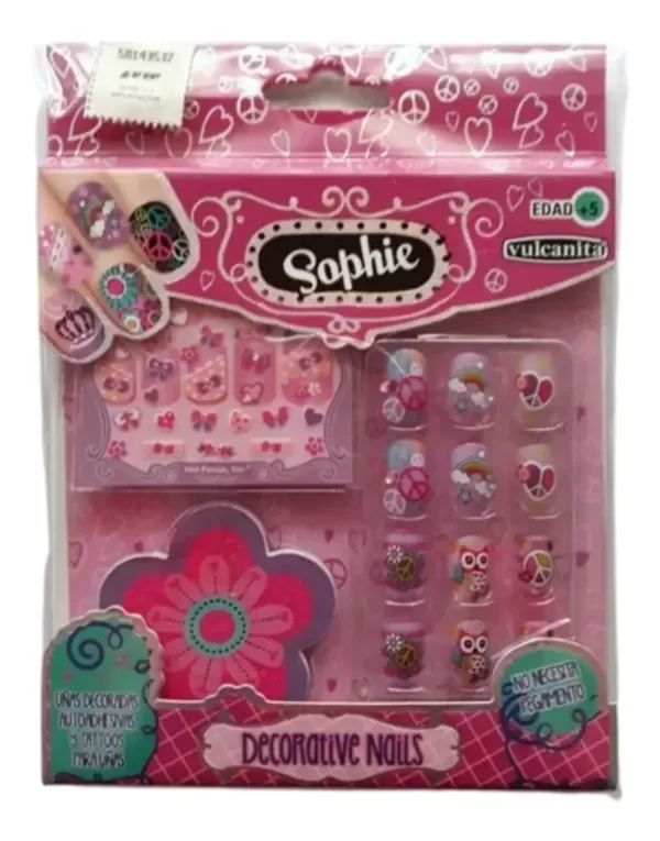 Producto - Sophie Decorative Nails Uñas Autoadhesivas Decoradas (lechuza)