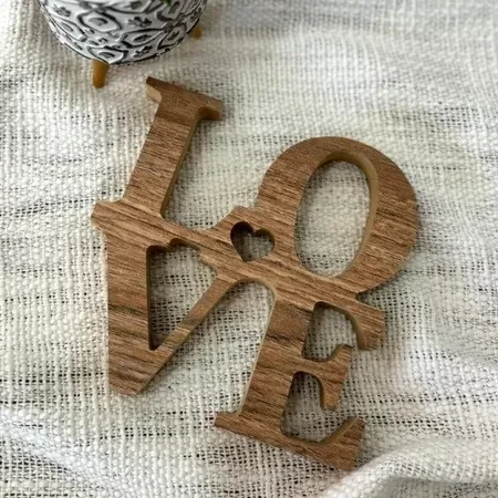 Producto - Palabra "Love" Heart