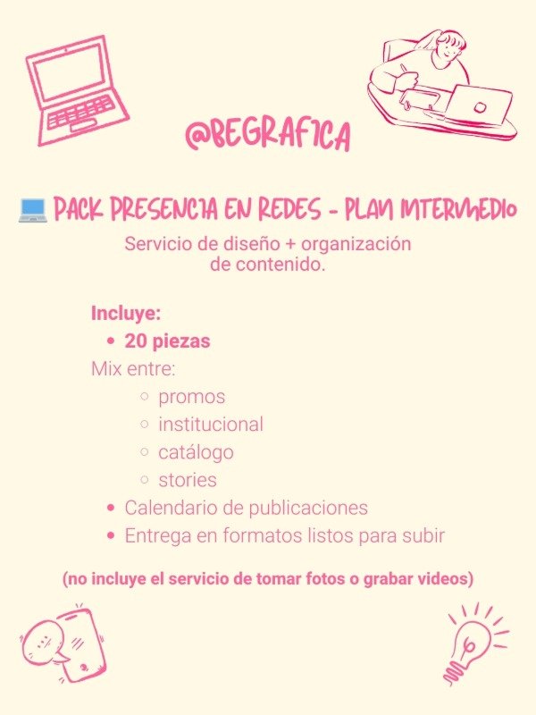 Producto - PACK PRESENCIA EN REDES - PLAN INTERMEDIO