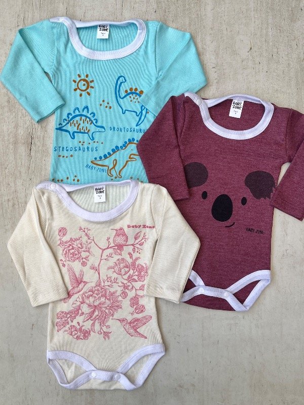 Producto - Body estampado 0/9M pack x6 unid - 0