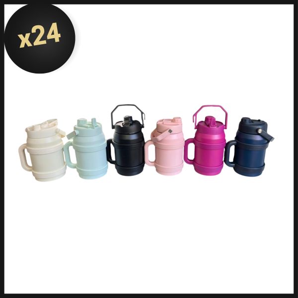 Producto - PROMO BULTO GALON FLIP DOBLE PICO CON MATE 1500ML SIN LOGO