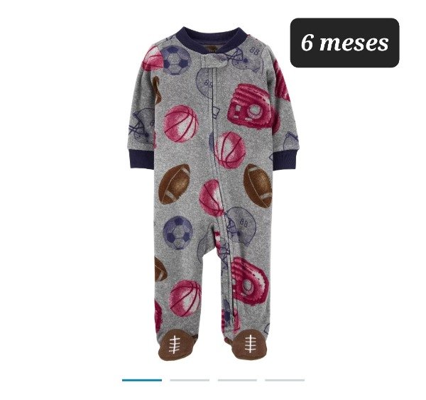 ENTERITO MICROPOLAR carters  talle 6 meses sports