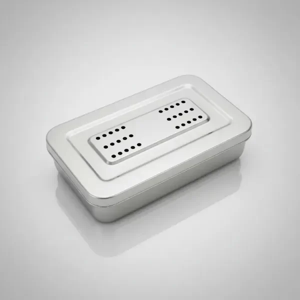 Producto - Caja De Acero Perforada 17x7x3 cm