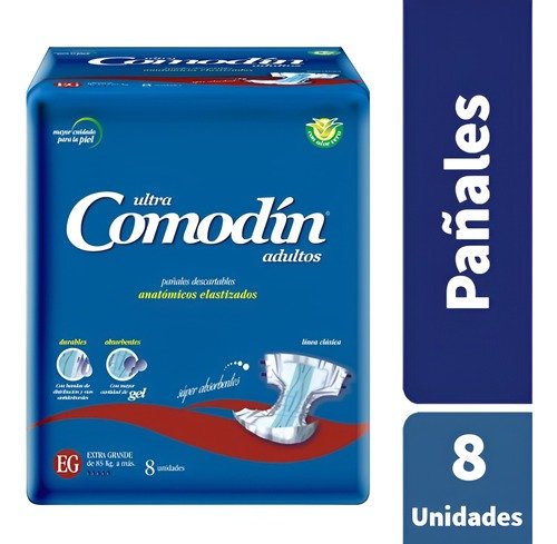 Producto - Comodin Anatómico Elastizado Extra Grande x 8Unid