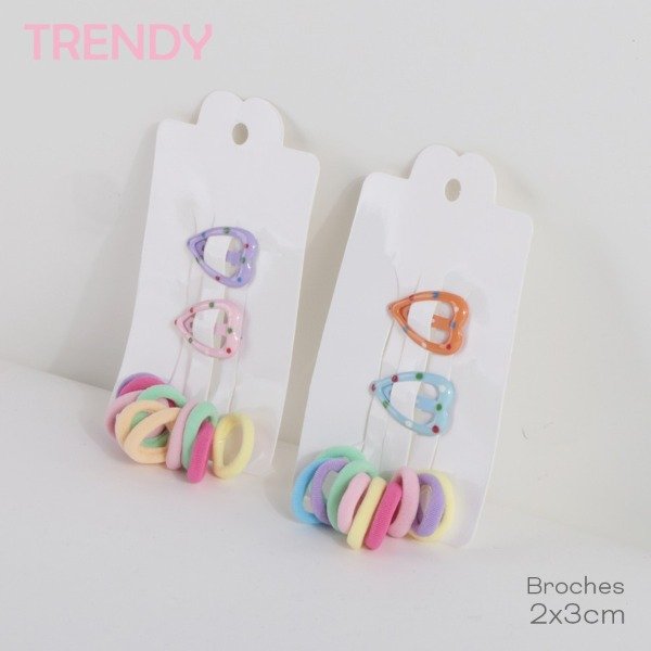 Producto - SET DE PELO TRENDY X 4 CARTONES 52599