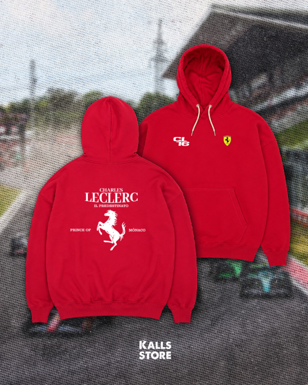 Producto - Buzo rojo Charles Leclerc #caballo