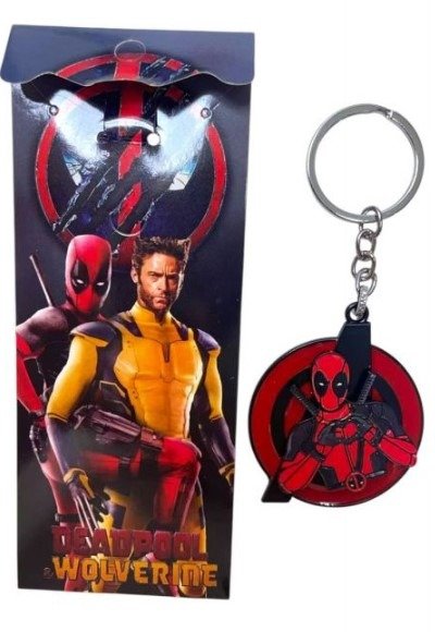 Producto - Llavero Deadpool corazón giratorio