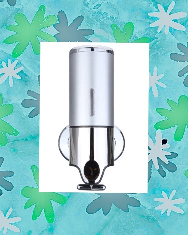 Producto - Dispositivo p/jabón- shampoo o desinfectante de manos Plateado