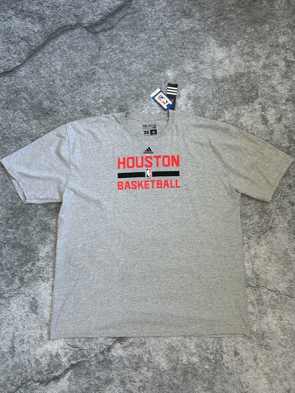 Producto - Houston Rockets Adidas T-Shirt NBA Summen League Season Crew Neck