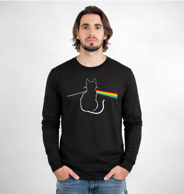 Producto - Remera manga larga Cat side of the moon