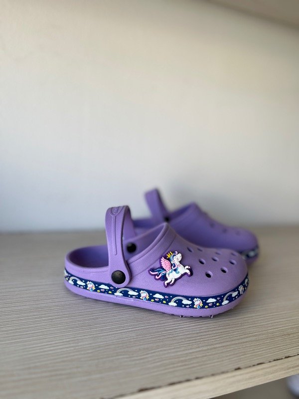 Producto - Suecos Lila Unicornio Kids