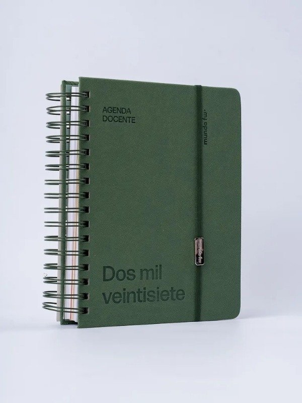 Producto - Agenda Docente Diaria A5 FW 2027 - Green - 1