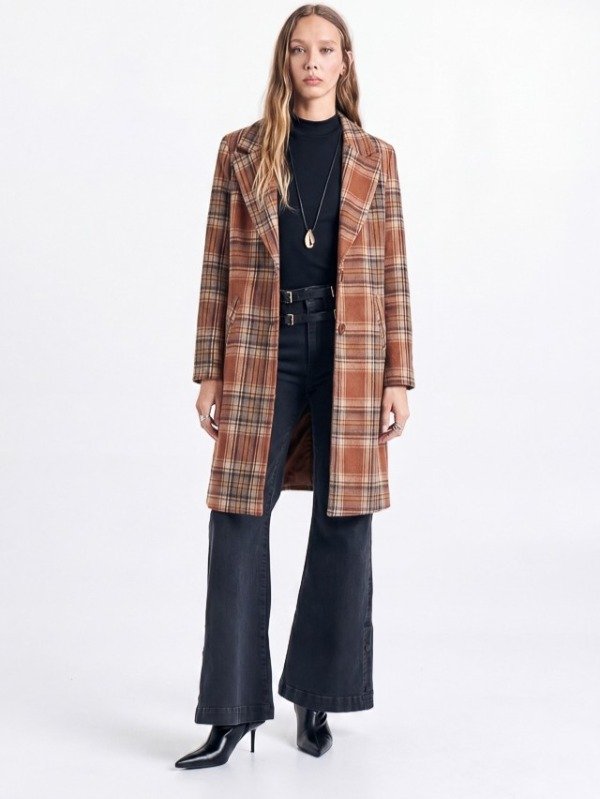 Producto - Tapado Daryl Tartan