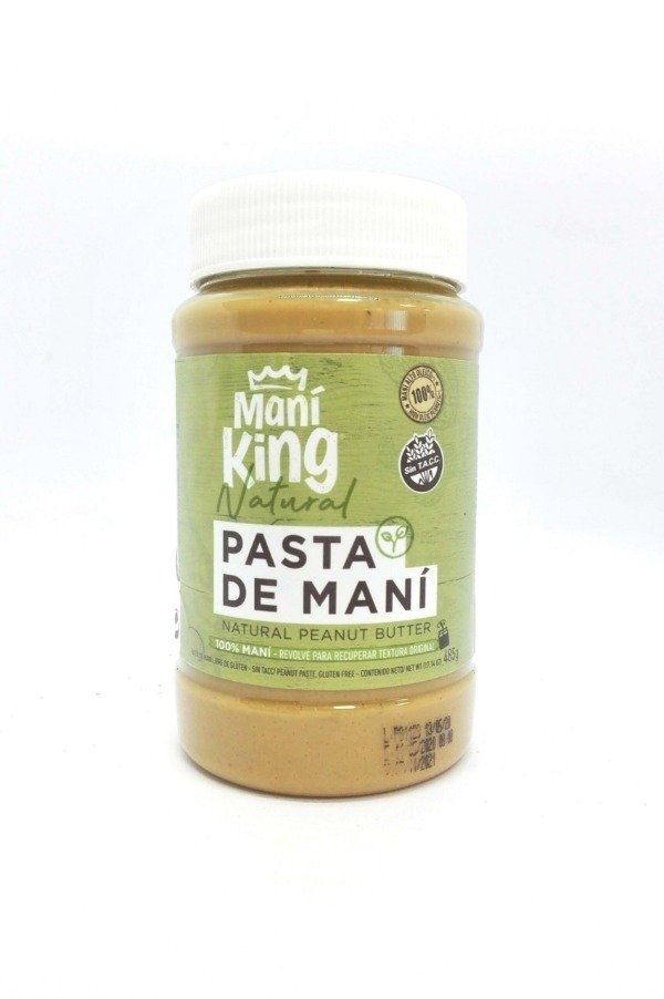 Maní King Pasta de maní natural sin tacc 485 grs COQUITOS ROSARIO