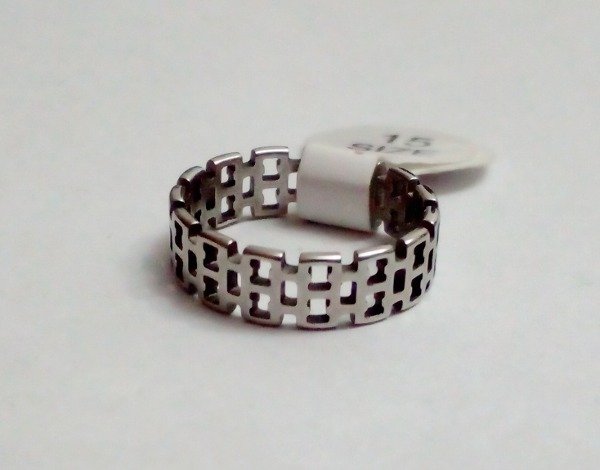 Producto - Anillo Midi Cuadritos Calados