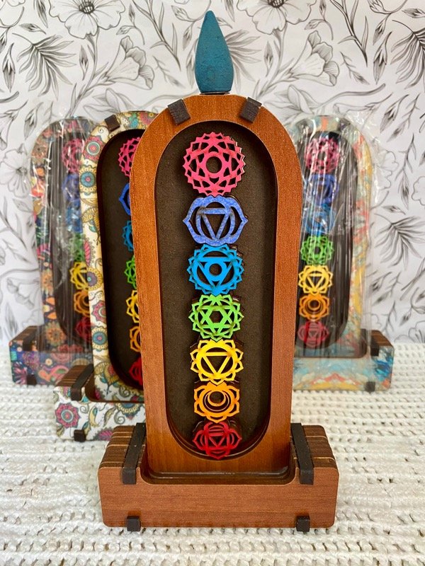Producto - Cascada de humo 7 Chakras de madera