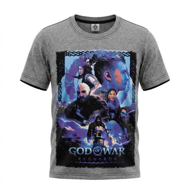 Remera manga corta infantil God of War Ragnarok