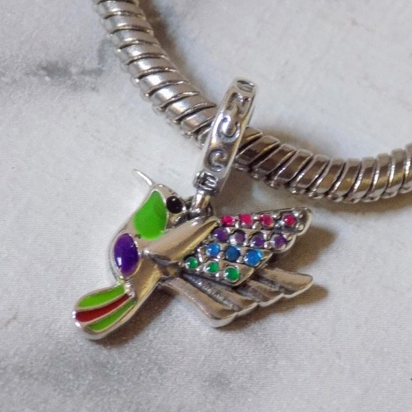 Producto - Charm Colibrí Plata 925